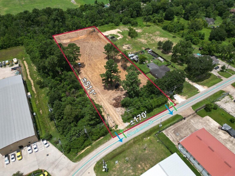 0 S Persimmon St, Tomball, TX à vendre - Aérien - Image 2 de 4
