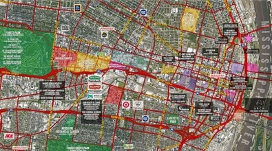 1600 N Broadway, Saint Louis, MO - Aerial map view