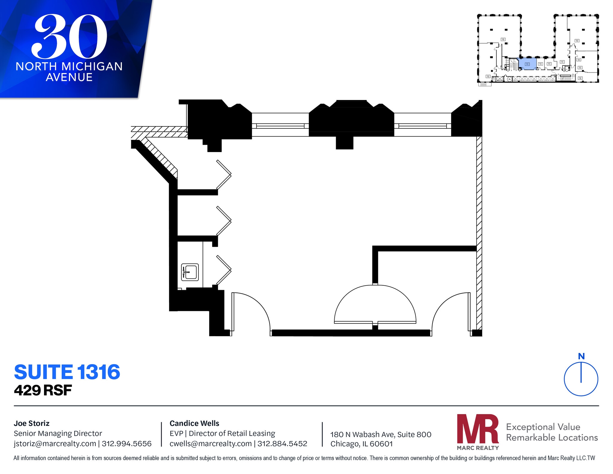 30 N Michigan Ave, Chicago, IL for lease Floor Plan- Image 1 of 6