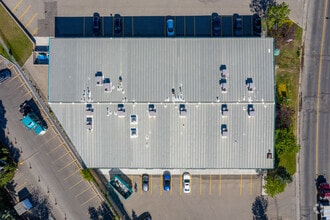 1289 Highfield Cres SE, Calgary, AB - Aerial map view