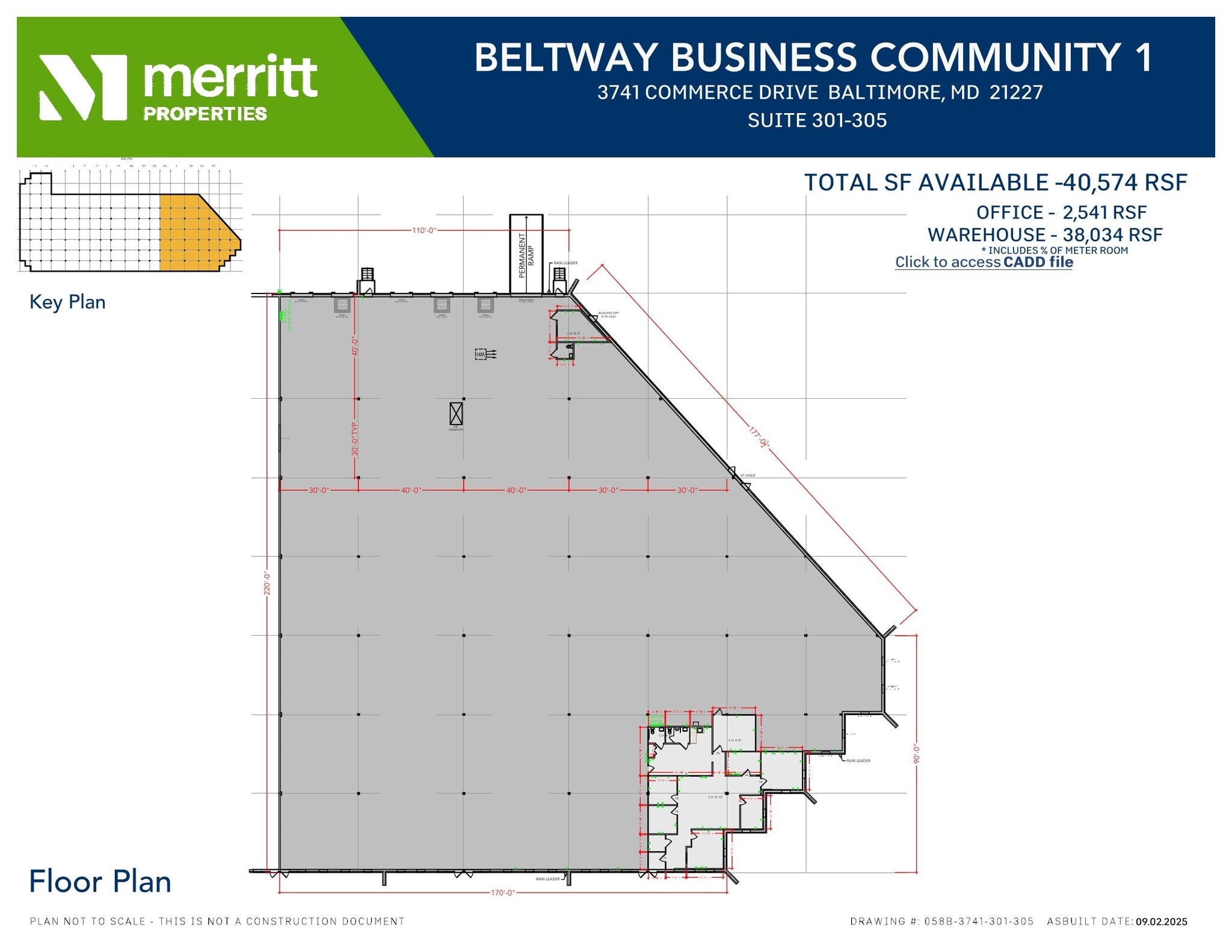 3700 Commerce Dr, Baltimore, MD for lease Floor Plan- Image 1 of 1