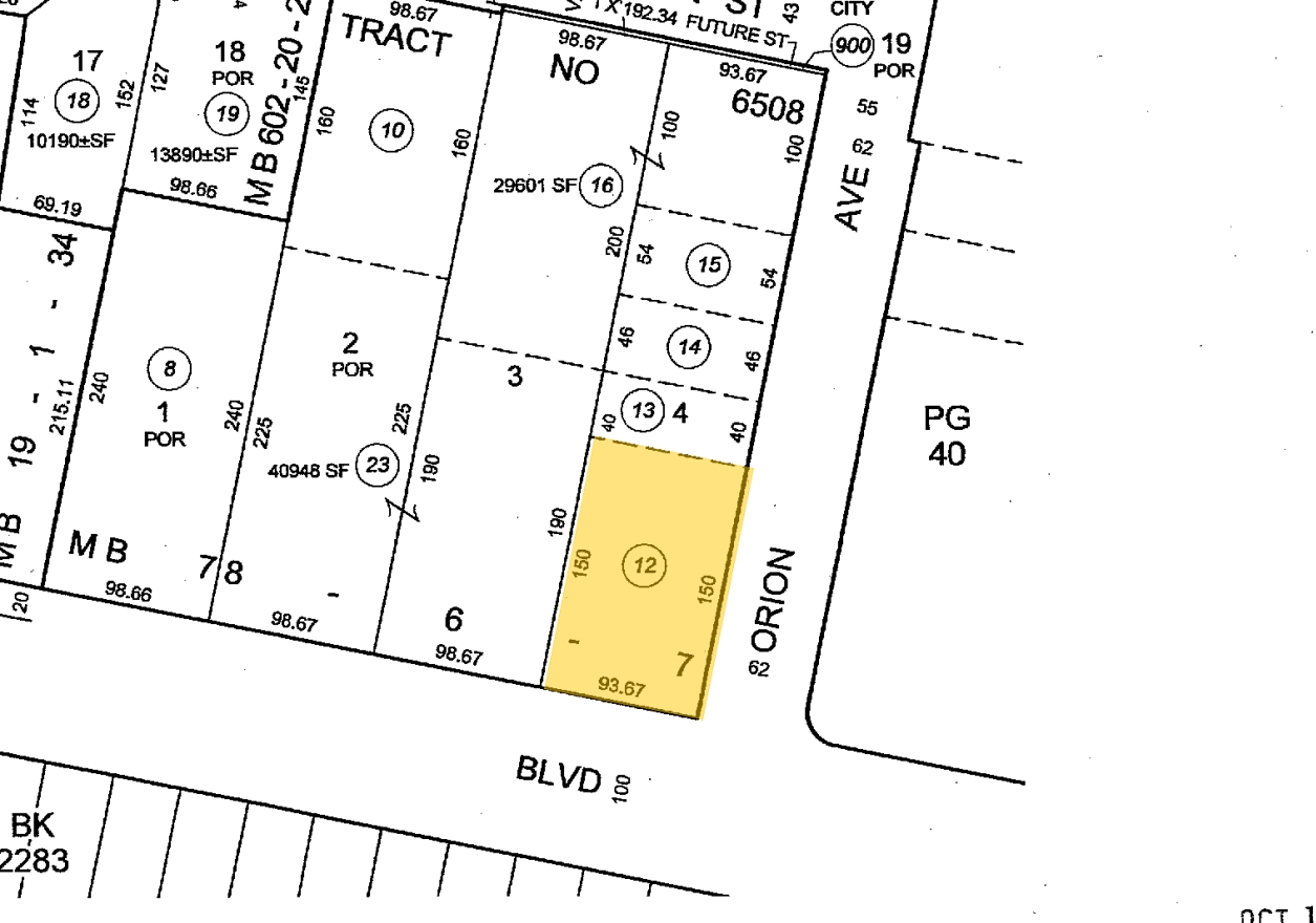 15445 Ventura Blvd, Sherman Oaks, CA à vendre Plan cadastral- Image 1 de 1