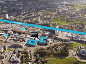 Cornwall St, East Kilbride, SLK - AERIAL map view