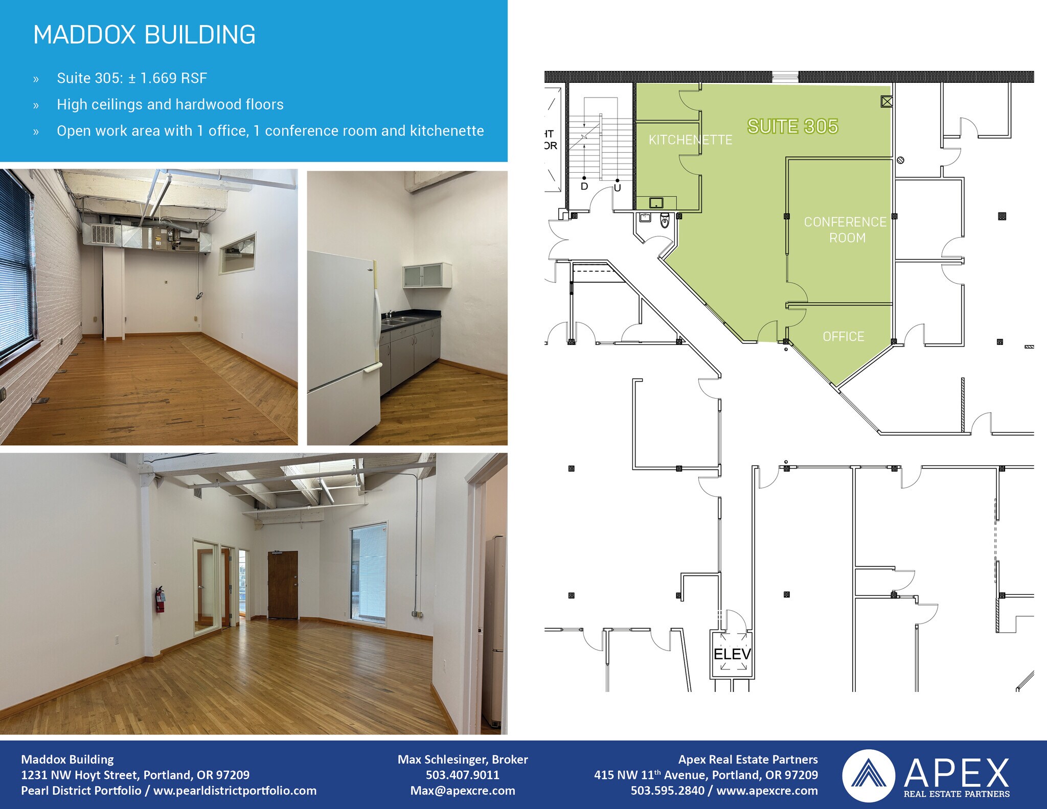 1231 NW Hoyt St, Portland, OR for lease Floor Plan- Image 1 of 1