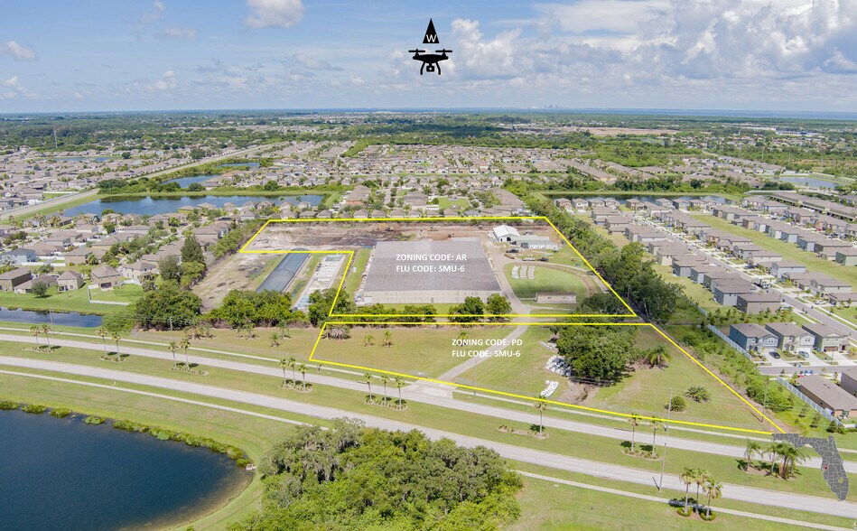 1320 24th NE St, Ruskin, FL à vendre - Aérien - Image 3 de 5