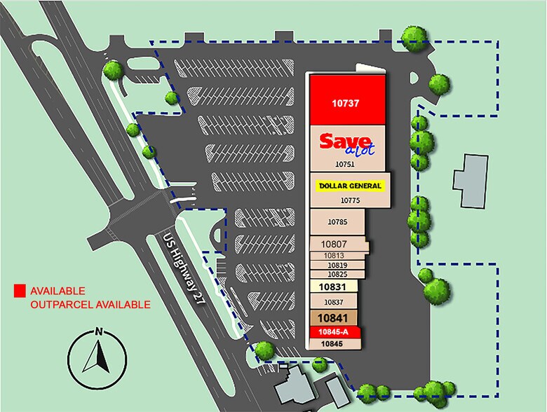 10751 SE Us Highway 441, Belleview, FL à louer - Plan de site - Image 3 de 3