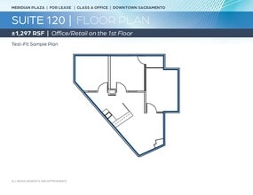 1415 L St, Sacramento, CA à louer Plan d’étage- Image 1 de 1