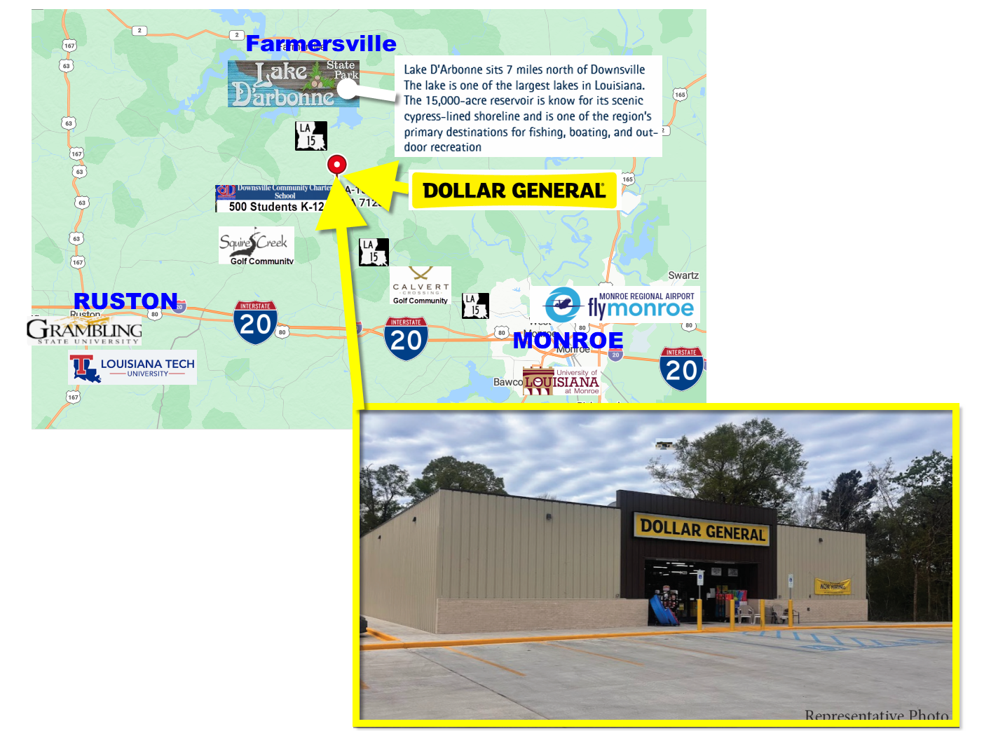 12560 LA-15, Downsville, LA à vendre Photo principale- Image 1 de 8