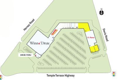 8707-8775 Temple Terrace Hwy, Temple Terrace, FL à vendre - Plan de site - Image 1 de 1