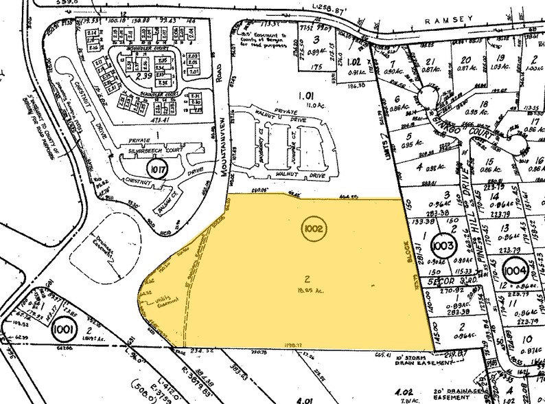 10 Mountainview Rd, Upper Saddle River, NJ à vendre - Plan cadastral - Image 1 de 1