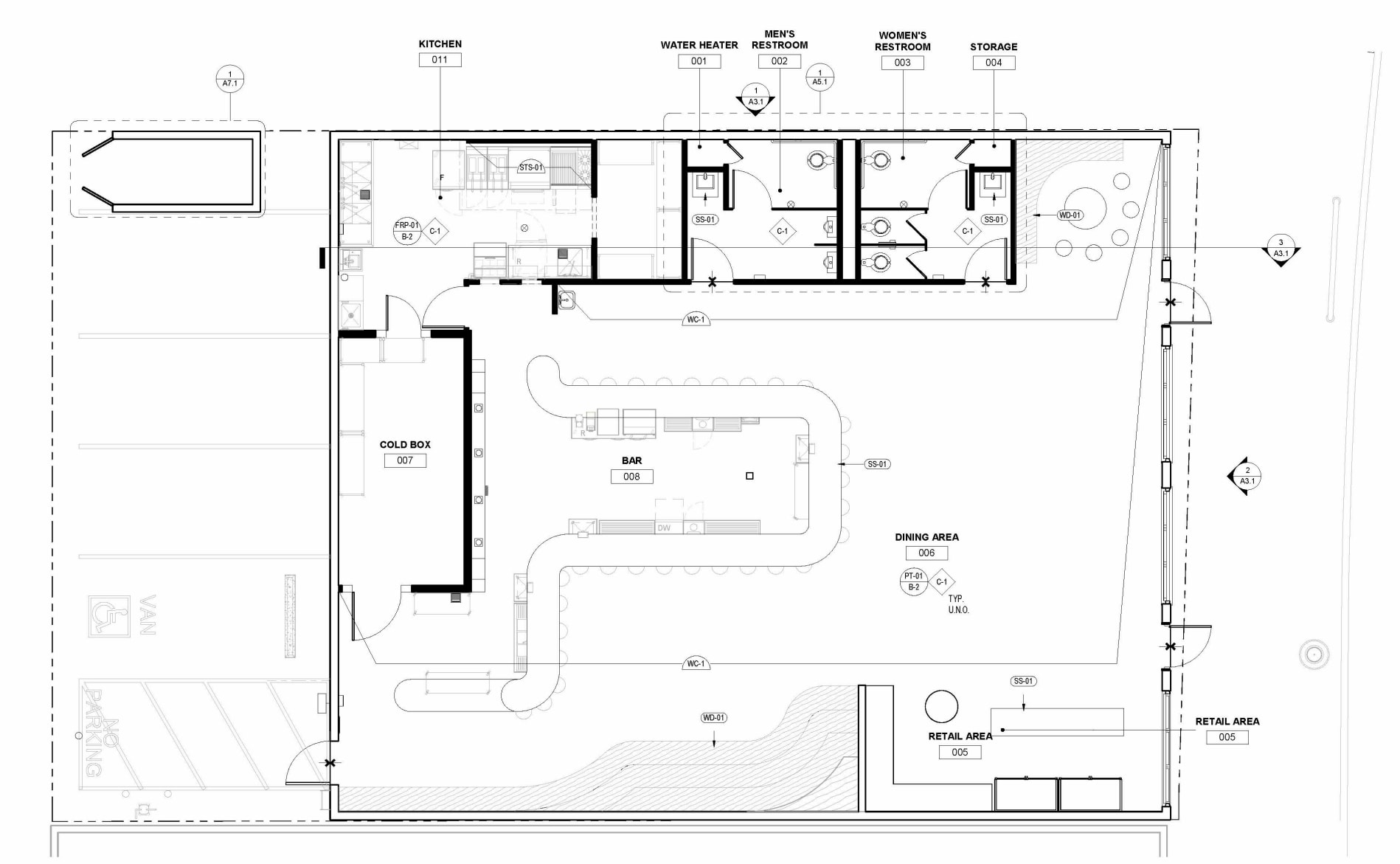 466-470 S Coast Highway 101, Encinitas, CA à louer Plan d’étage- Image 1 de 1