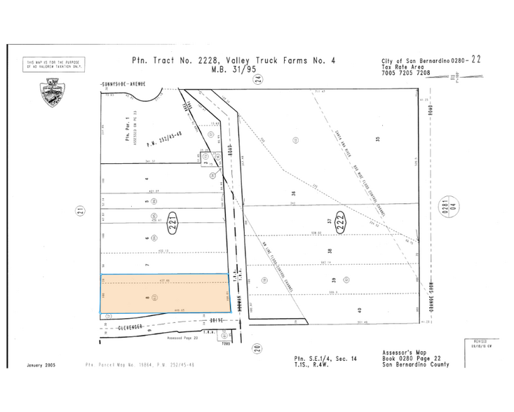 948 E Norman Rd, San Bernardino, CA à vendre - Plan cadastral - Image 2 de 2