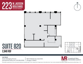 223 W Jackson Blvd, Chicago, IL for lease Floor Plan- Image 1 of 9