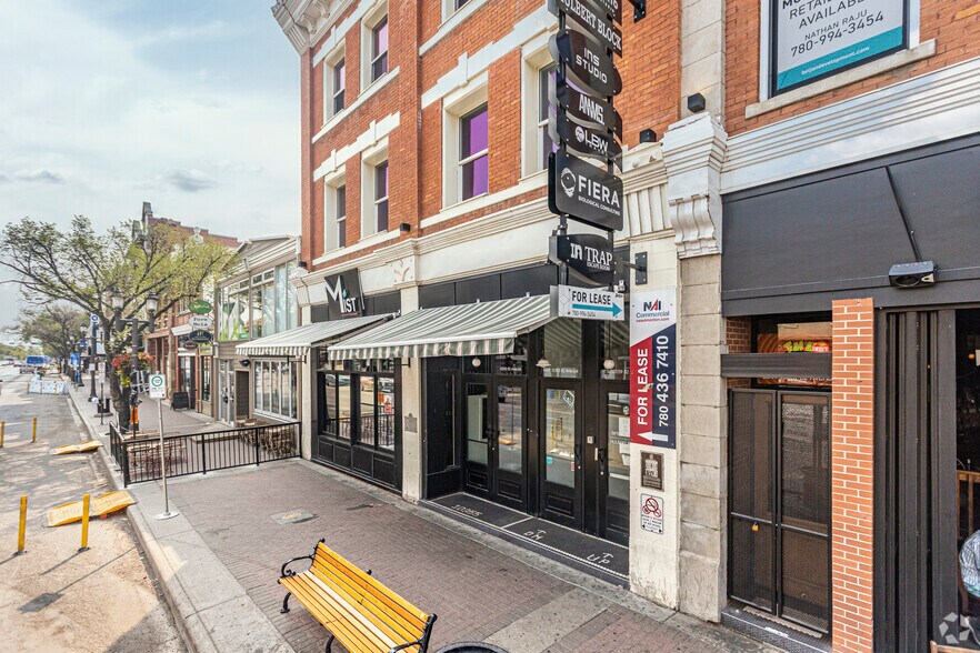 10355-10357 Whyte Av NW, Edmonton, AB à louer - Photo du bâtiment - Image 3 de 5