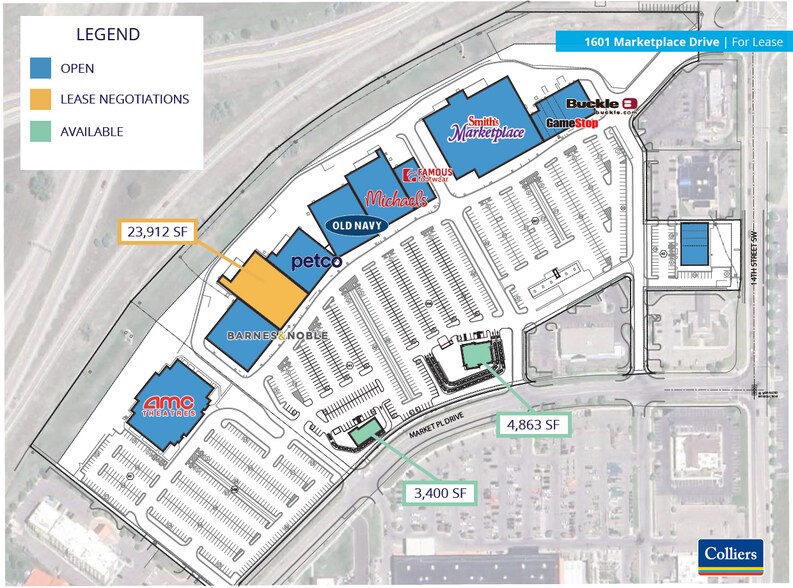 1601 Marketplace Dr, Great Falls, MT for lease - Site Plan - Image 1 of 4