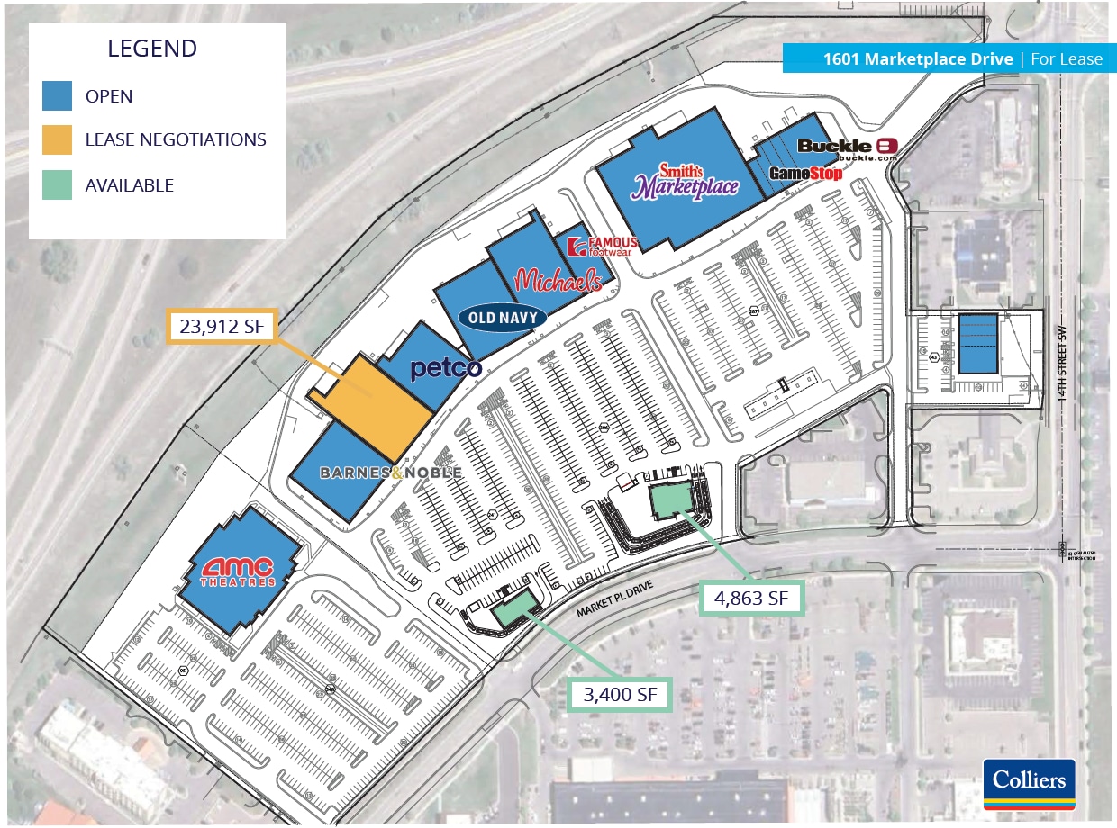 1601 Marketplace Dr, Great Falls, MT for lease Site Plan- Image 1 of 5