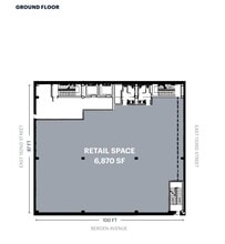 631 Bergen Ave, Bronx, NY à louer Plan d’étage- Image 1 de 1