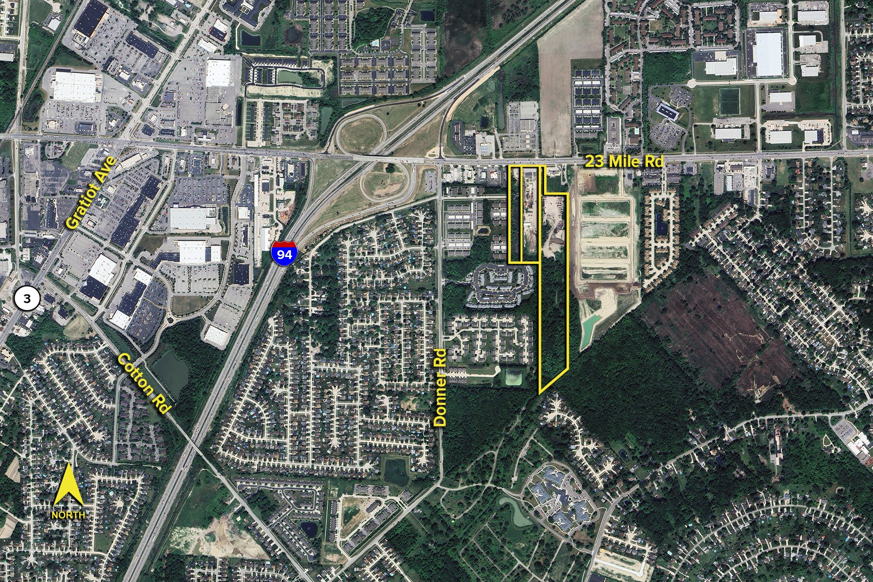 29430-29500 23 Mile Rd, Chesterfield, MI à vendre Photo du bâtiment- Image 1 de 2