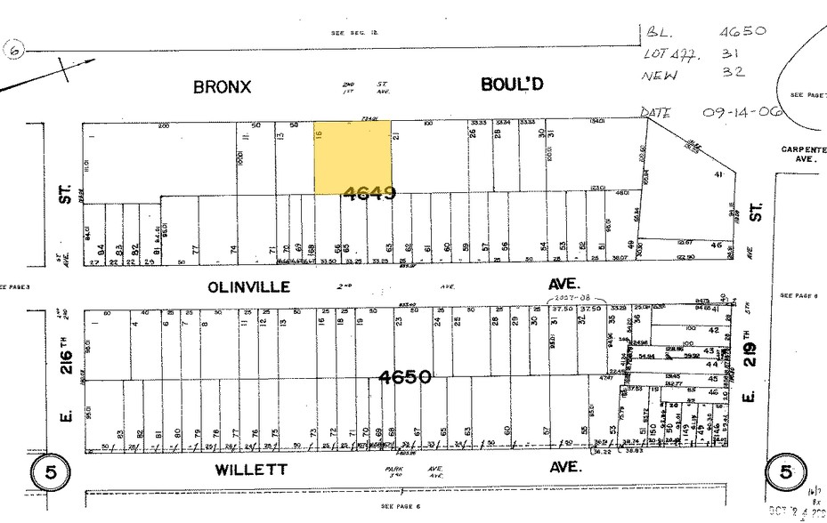 3730 Bronx Blvd, Bronx, NY à vendre - Plan cadastral - Image 2 de 3