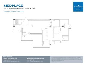 1315 St Joseph Pky, Houston, TX for lease Floor Plan- Image 1 of 1