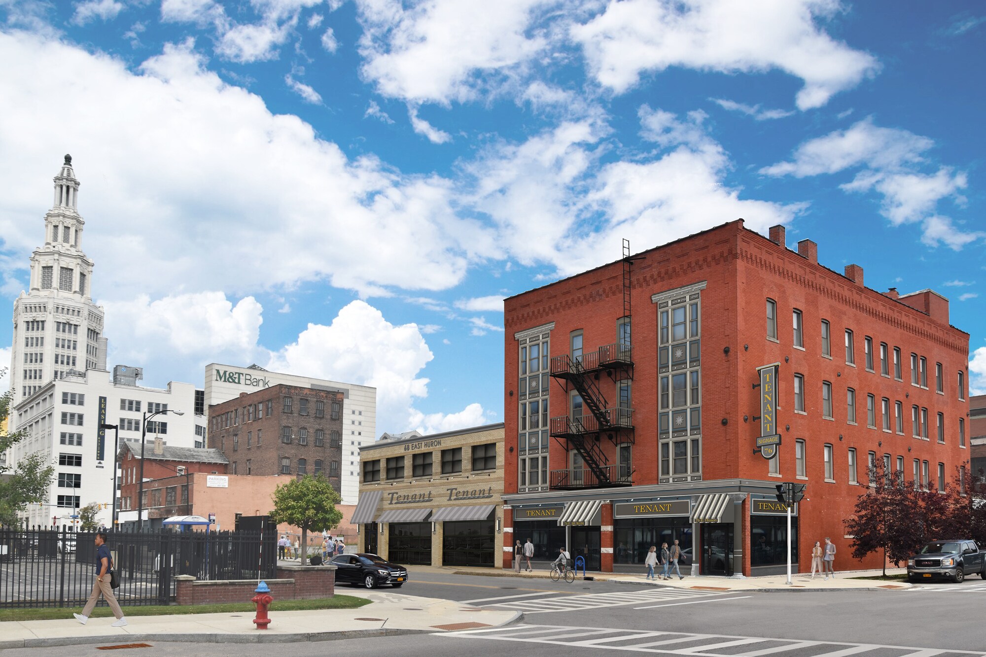 68-74 E Huron St, Buffalo, NY à vendre Photo du bâtiment- Image 1 de 7