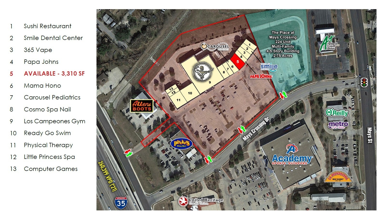 1201 S Interstate 35, Round Rock, TX for lease Site Plan- Image 1 of 1