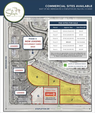 More details for Meridian Rd & Stapleton Dr, Peyton, CO - Land for Sale