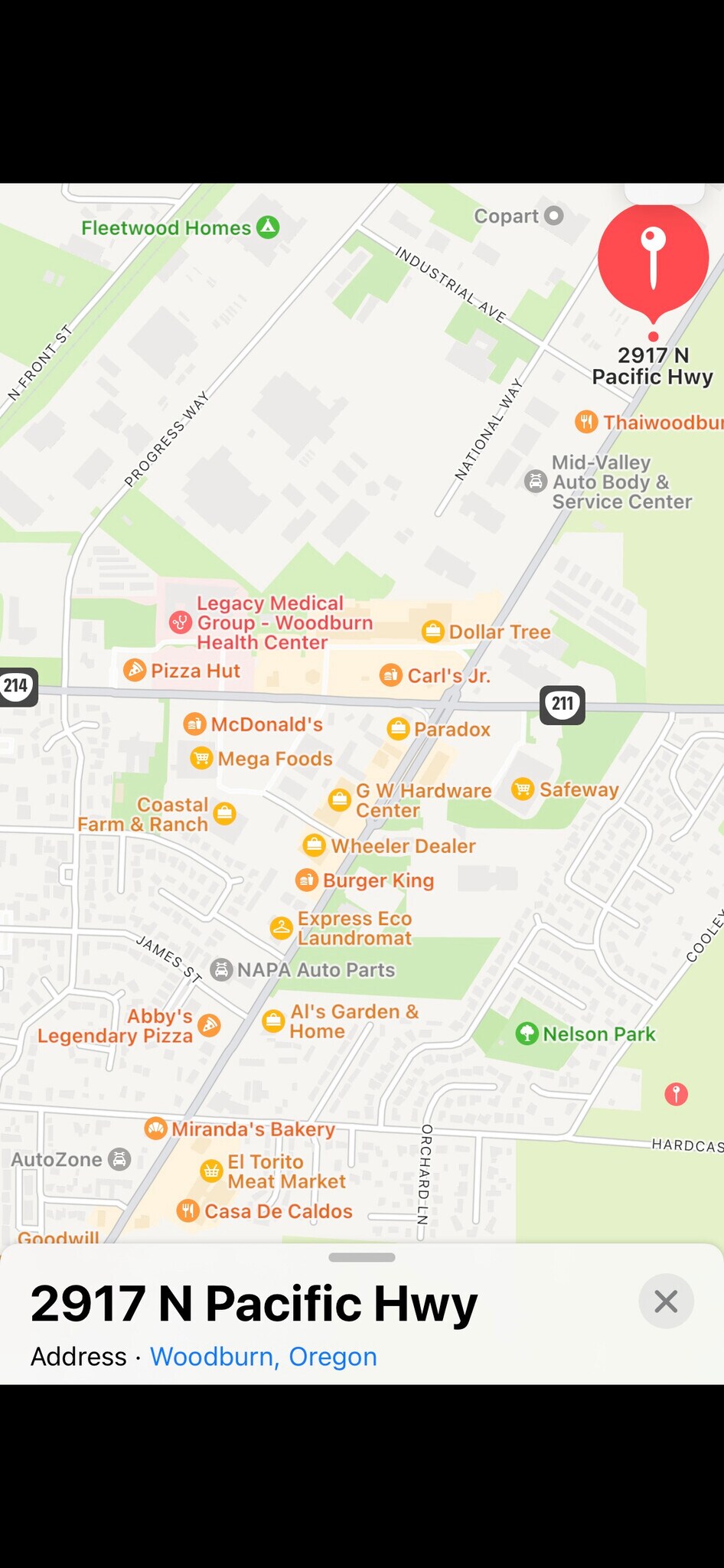 2917 N Pacific Hwy, Woodburn, OR à louer Photo du bâtiment- Image 1 de 12