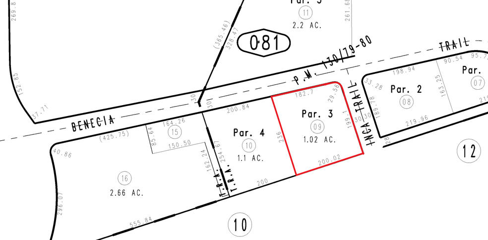 Benicia Trail, Yucca Valley, CA à vendre - Plan cadastral - Image 2 de 2