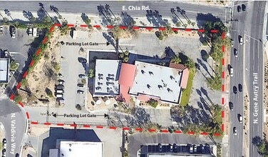 1321 N Gene Autry Trl, Palm Springs, CA - Aérien  Vue de la carte