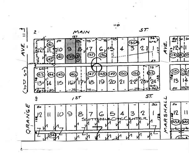7017-7021 E Main St, Scottsdale, AZ à louer - Plan cadastral - Image 2 de 6