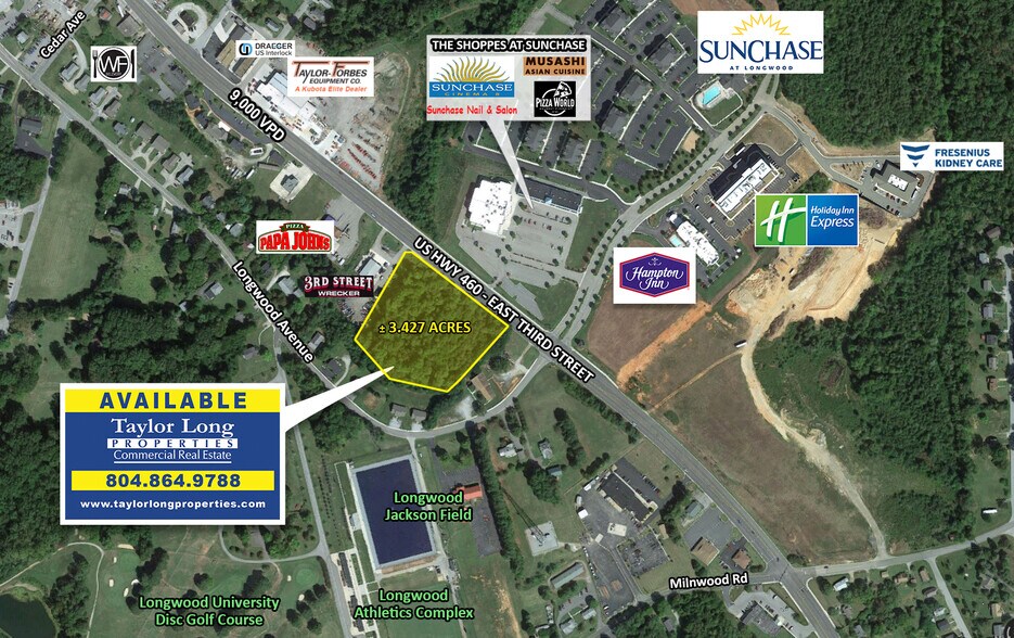 1203 E 3rd St, Farmville, VA à vendre - Photo du bâtiment - Image 1 de 3