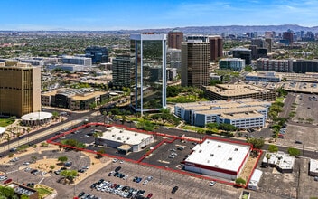 106 W Osborn Rd, Phoenix, AZ - Aérien Vue de la carte