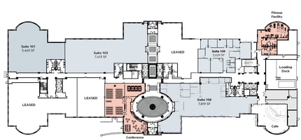 14501 George Carter Way, Chantilly, VA for lease Floor Plan- Image 1 of 2