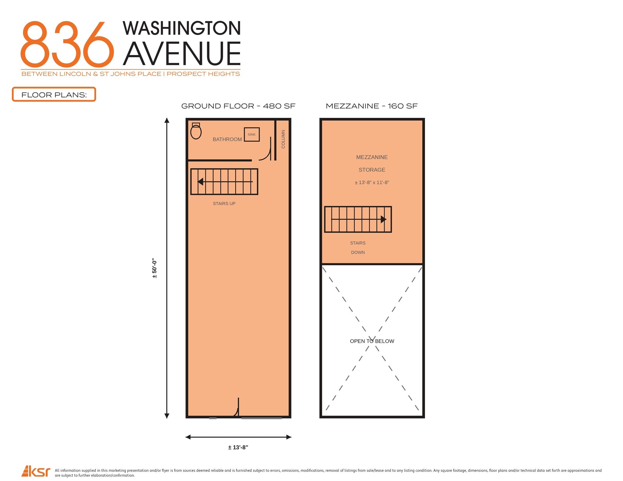 836 Washington Ave, Brooklyn, NY for lease Floor Plan- Image 1 of 1