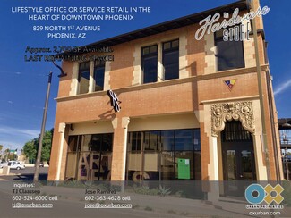 Plus de détails pour 829 N 1st Ave, Phoenix, AZ - Bureau à louer