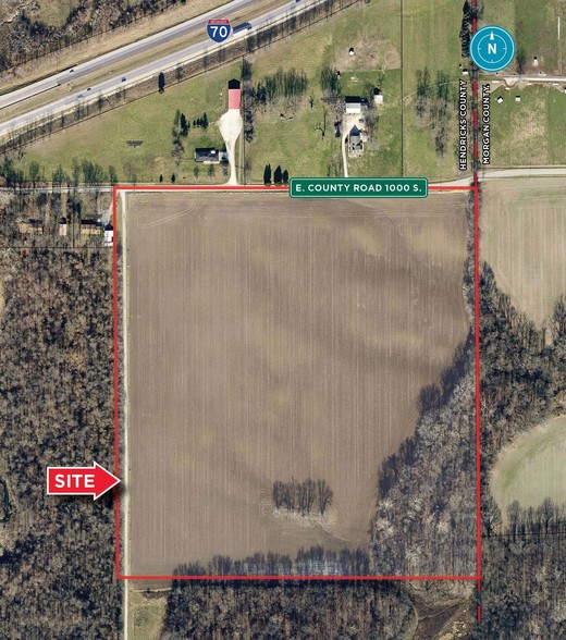 2800 E CR 1000 S, Clayton, IN for sale - Aerial - Image 1 of 1