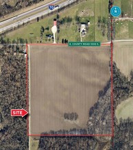 2800 E CR 1000 S, Clayton, IN - aerial  map view