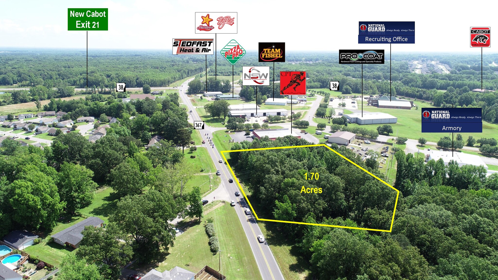 N 2nd St, Cabot, AR for sale Plat Map- Image 1 of 1