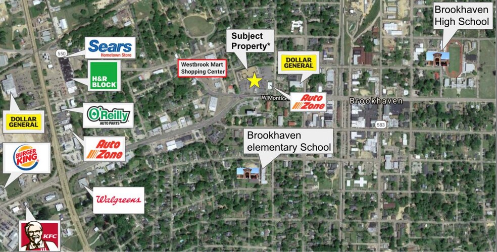 360 W Monticello St, Brookhaven, MS à vendre - Photo du bâtiment - Image 3 de 3