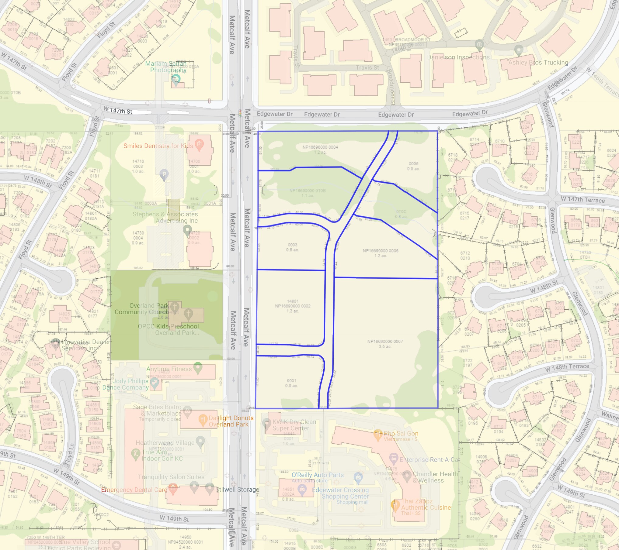 Metcalf Ave & 147th St, Overland Park, KS à vendre Autre- Image 1 de 2