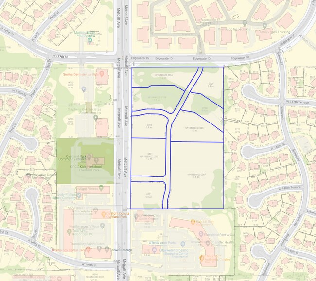 More details for Metcalf Ave & 147th St, Overland Park, KS - Land for Sale