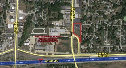 512 Sonderen St, O'Fallon, MO - Aérien  Vue de la carte