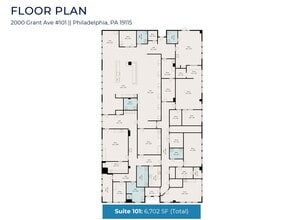 2000 Grant Ave, Philadelphia, PA à louer Plan d’étage- Image 1 de 1