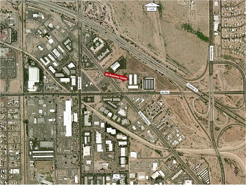 1301 E Ajo Way, Tucson, AZ à louer - Aérien - Image 2 de 4