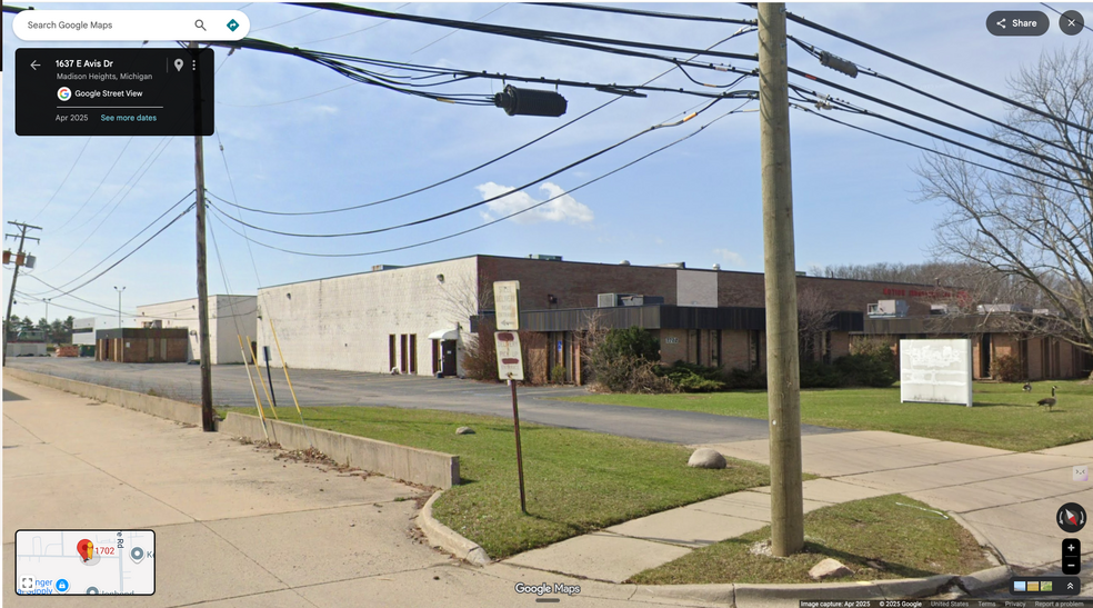 1700-1704 E Avis Dr, Madison Heights, MI à louer - Photo du bâtiment - Image 3 de 5