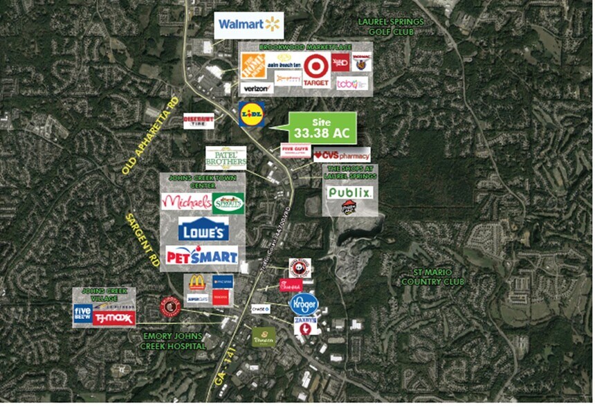 HWY-141 & BAGLEY Rd, Suwanee, GA à vendre - Photo principale - Image 1 de 1