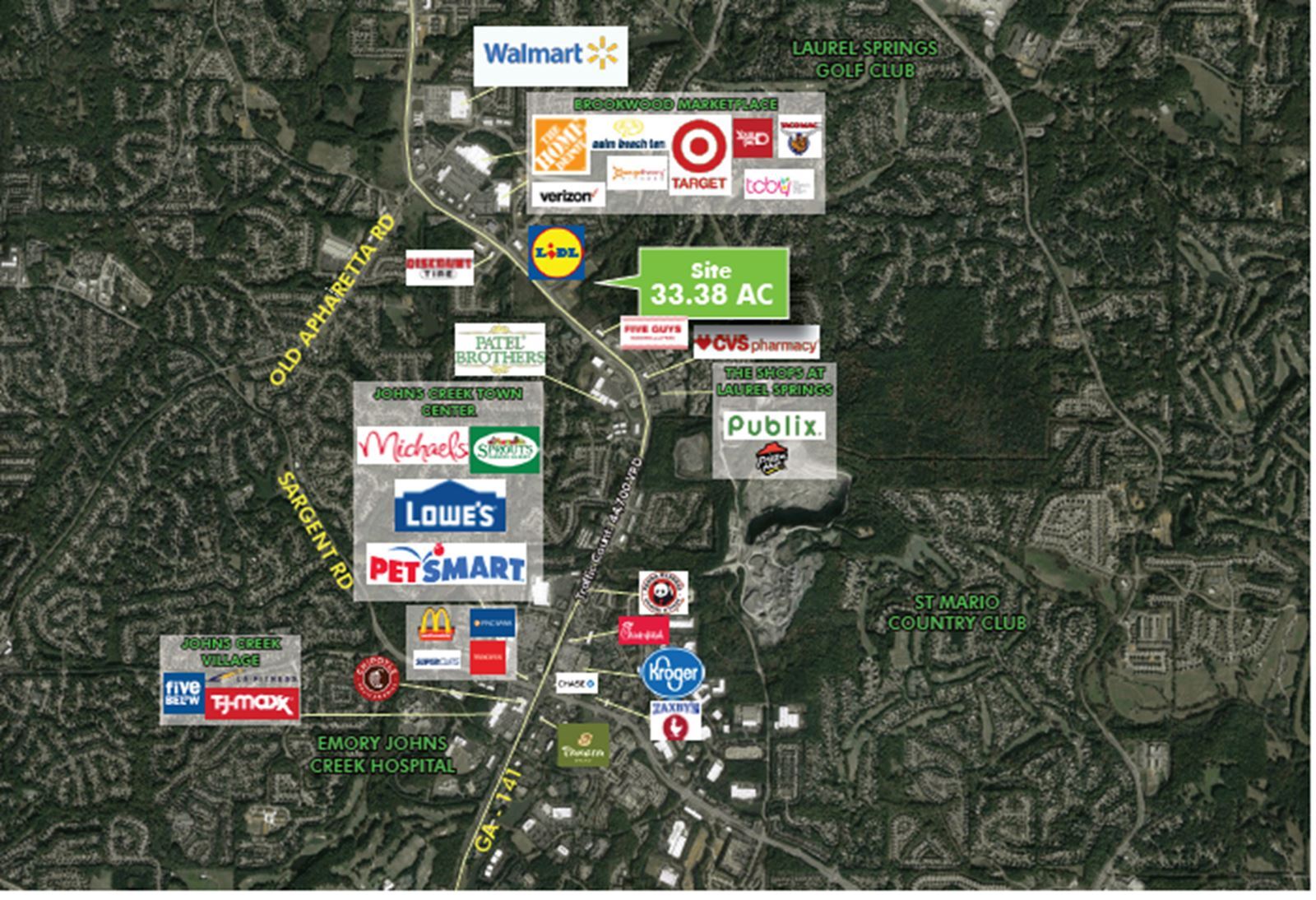 HWY-141 & BAGLEY Rd, Suwanee, GA à vendre Photo principale- Image 1 de 2