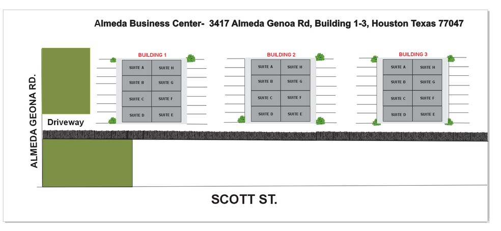 3417 Almeda Genoa Rd, Houston, TX à vendre - Plan de site - Image 3 de 3