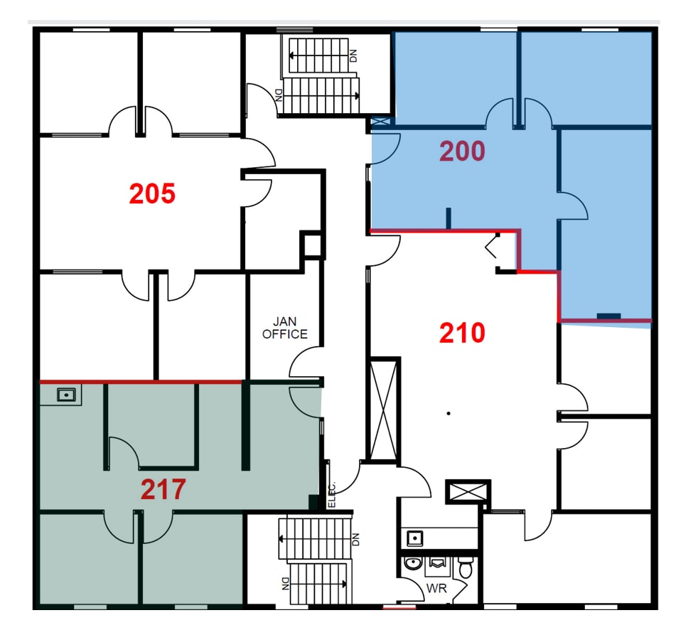 617 11th Ave SW, Calgary, AB for lease Floor Plan- Image 1 of 1
